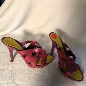 High Heel Slide Sandal